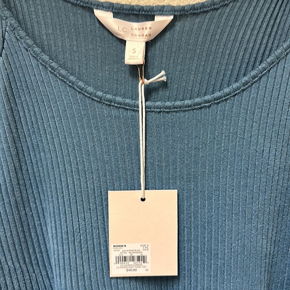 Lauren Conrad L/S ribbed top - Picture 3 of 3